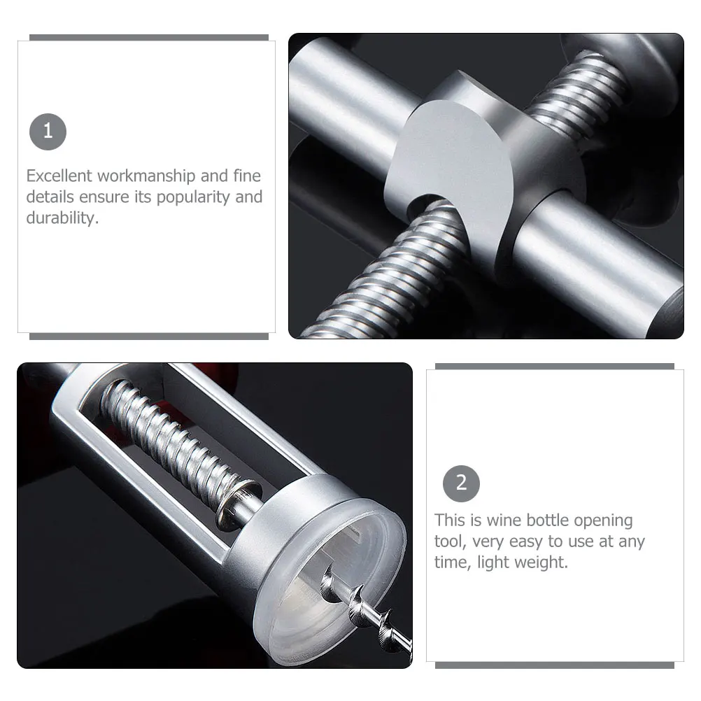 

Red Wine Bottle Opener Cross Shape Manual Corkscrew Home Party Bar Essential Tool Bottle Corkscrew Multi-Functional Wine Openers