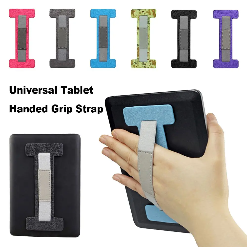 6-10 inch Tablet Hand-Strap Anti Drop Non-slip eReader Holder Universal Security Fixed Belt for Kindle/Kobo/Voyaga/Lenovo/Sony