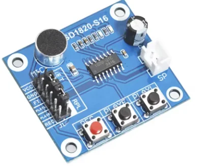 ISD1820 Recording Module Voice Board Telediphone With Microphones + Loudspeaker for Arduino