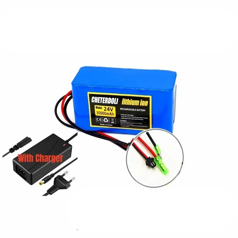 24 V 7S3P 18650 Li-Ion Batterij Lithium Batterijen voor Elektrische Motor Fiets Ebike Sccooter Speelgoed Boor Met 2A Lader
