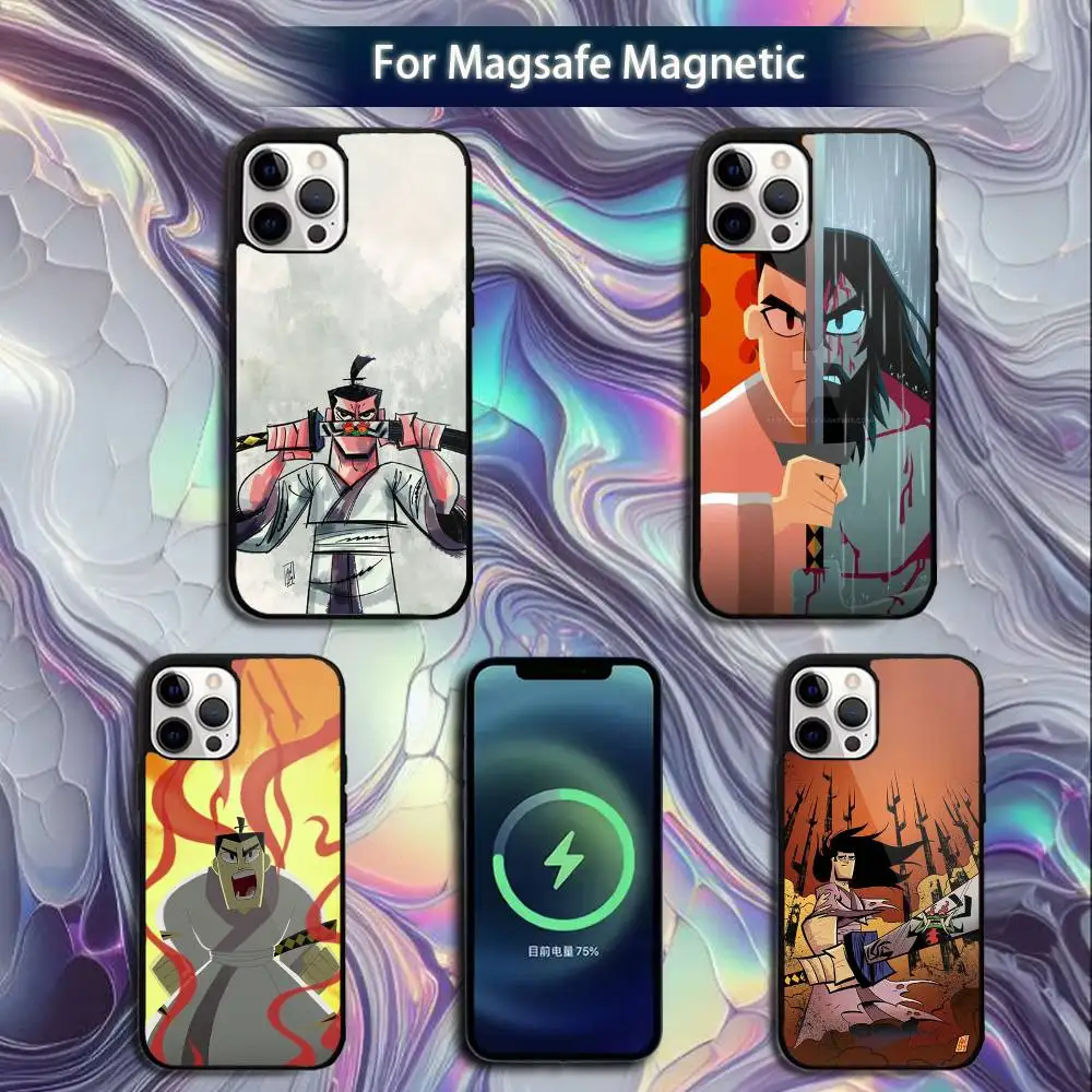 

S-Samurai J-Jack Phone Case For iPhone 16e,16,15,14,13,12,11,Plus,Pro,Max,Mini Magsafe Magnetic Wireless Charging