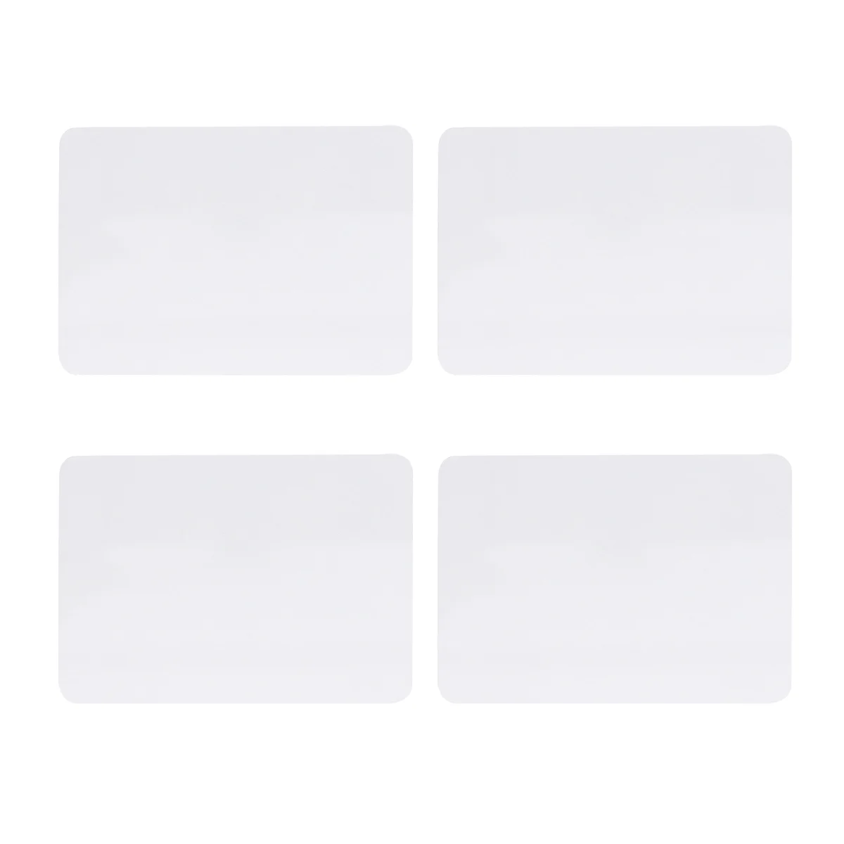 

4 Pcs Desktop Board Double Sided Planner Reminder Office Supplies Small White Child