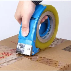 Office Adhesive Roller Tape Dispenser Cutter Stationary Package Machine Supplies Bag Plastic Packer Sealing New