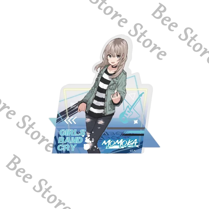 

Anime GIRLS BAND CRY SUBARU AWA EBIZUKA TOMO Rupa KAWARAGI MOMOKA Cosplay Cartoon Acrylic Signboard Phone Holder Ornament Gift