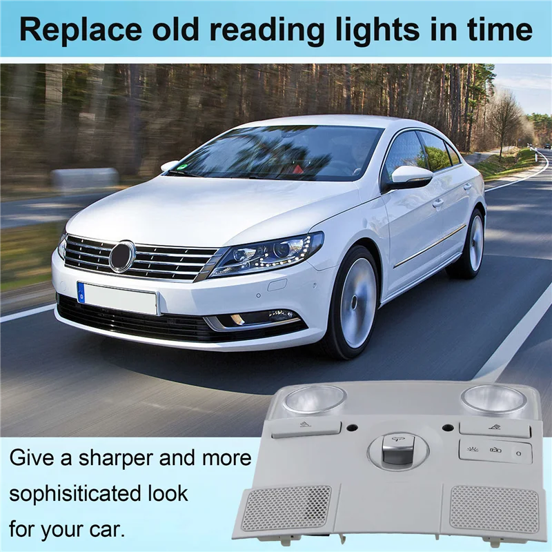 

NEW-35D947105A Roof Reading Light Ceiling Light Skylight Switch Interior Lighting For VW CC 2010-2018