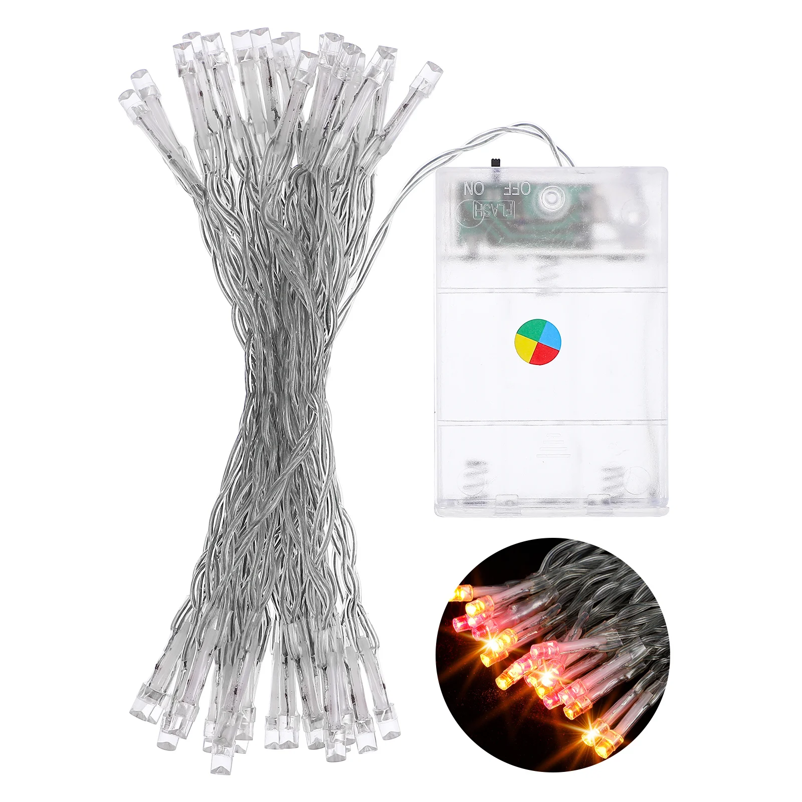 

40Led 4M 3-Mode Powered Led String Lights Decorative For Christmas Wedding Party Holiday Decoration Box Light