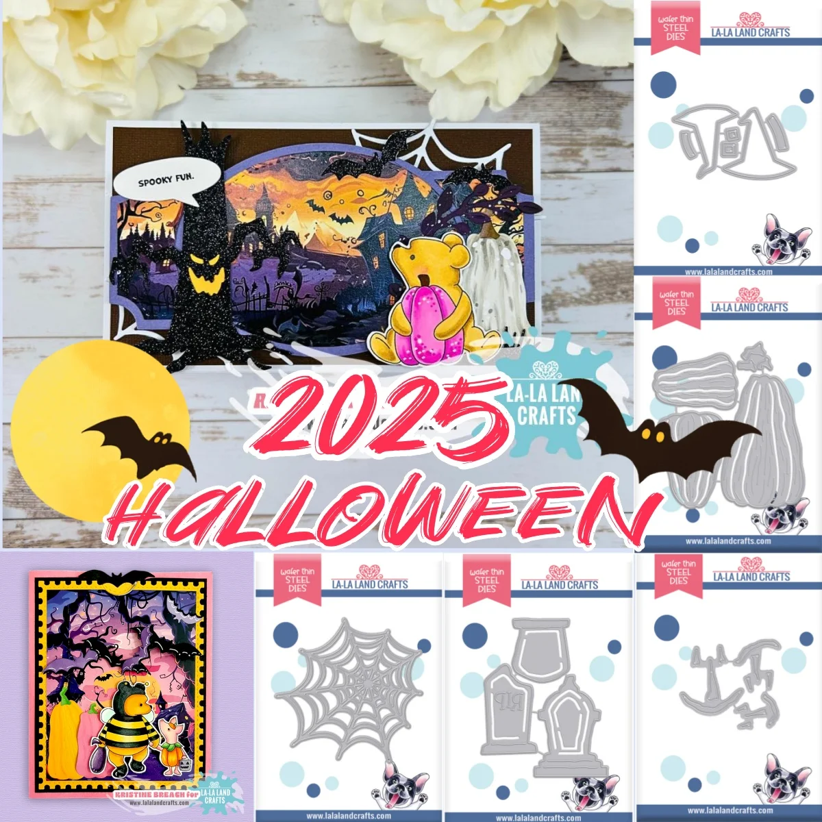 

2025 Halloween Gravestones Pumpkins Witches Hats Spiderweb For DIY Scrapbook Diary Decoration Embossing Cut Template Make Card
