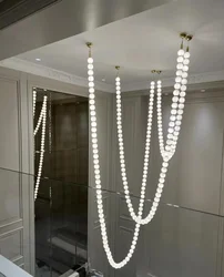 LED Art Deco Glass Bubble Gold Chrome Lustre 2026 New Trend Pendant Light Chandelier Luminaire Hanging Lamp For Staircase Foyer
