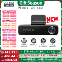 70mai Dash Cam 4K M800 eMMC 128GB HDR Built-in GPS ADAS 24H Parking Monitor LTE 4G Compatible Voice Control Car DVR 70mai M800