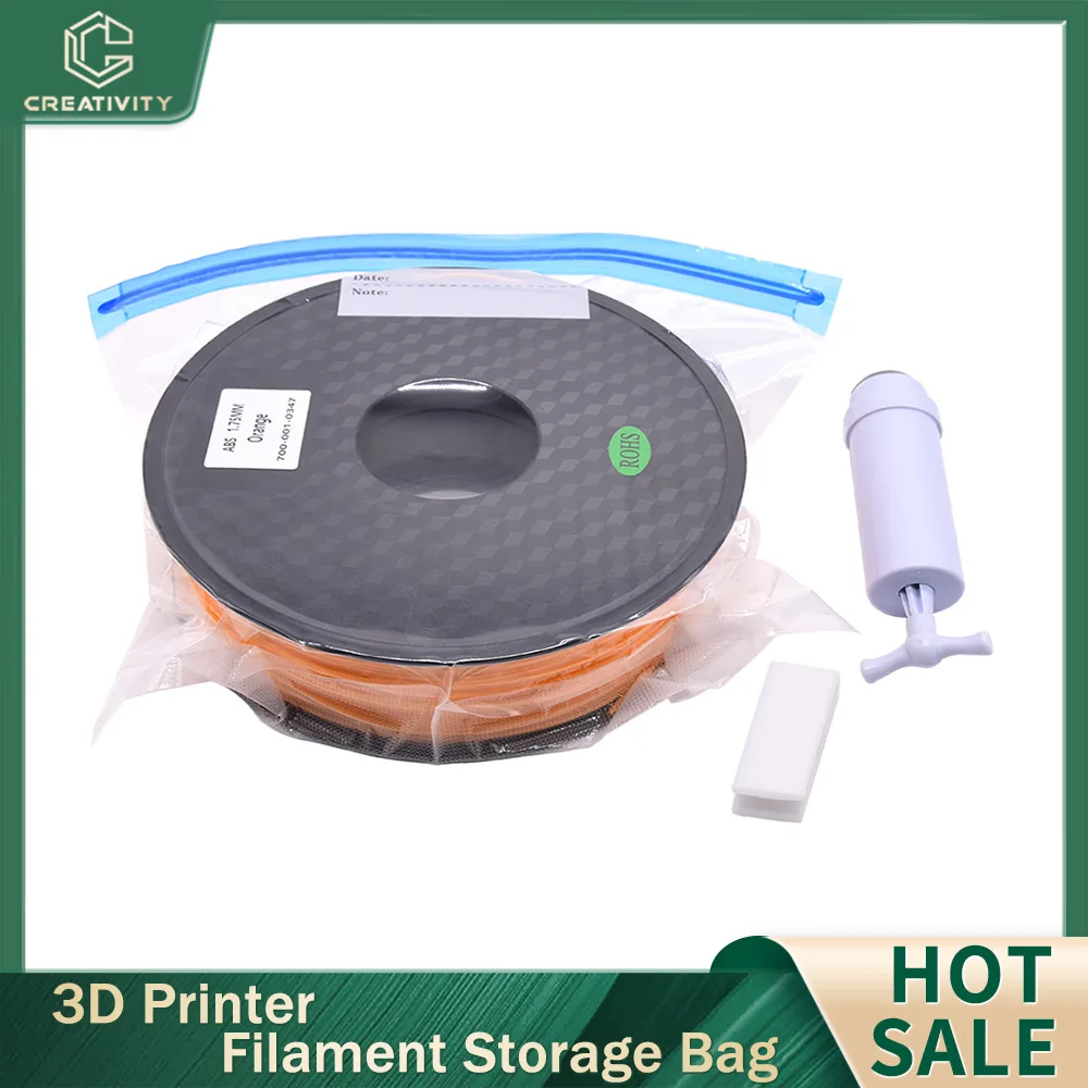 3D Printer Filament Storage Bag PLA Filament Vacuum Sealed Bags Dryer Safekeep Humidity Resistant Sealing Bags Keep Filament Dry