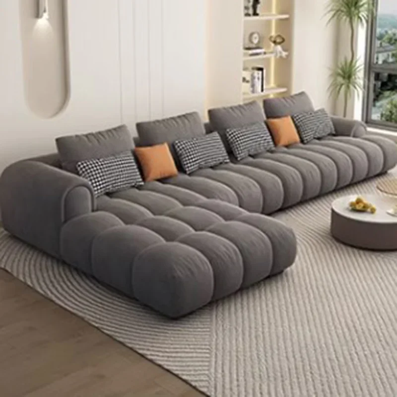 Wygodna Puff Sofa Relaksacyjna Salon Minimalistyczna Elegancka Nowoczesna Sofa Puff Miękka Woonkamer Banken Japońskie Meble