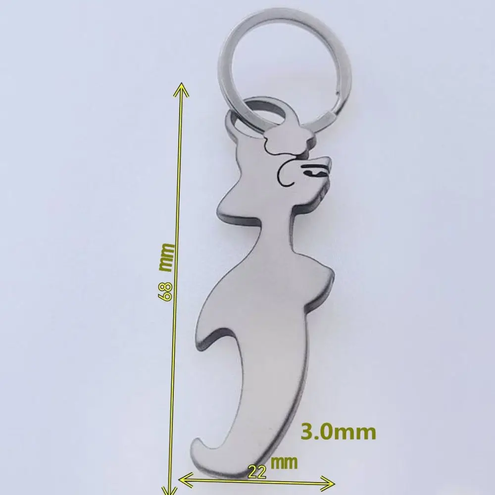 Real Key Rings Titanium Alloy Portable Titanium Alloy Keychain Multi-functional Super Lightweight Backpack Pendant