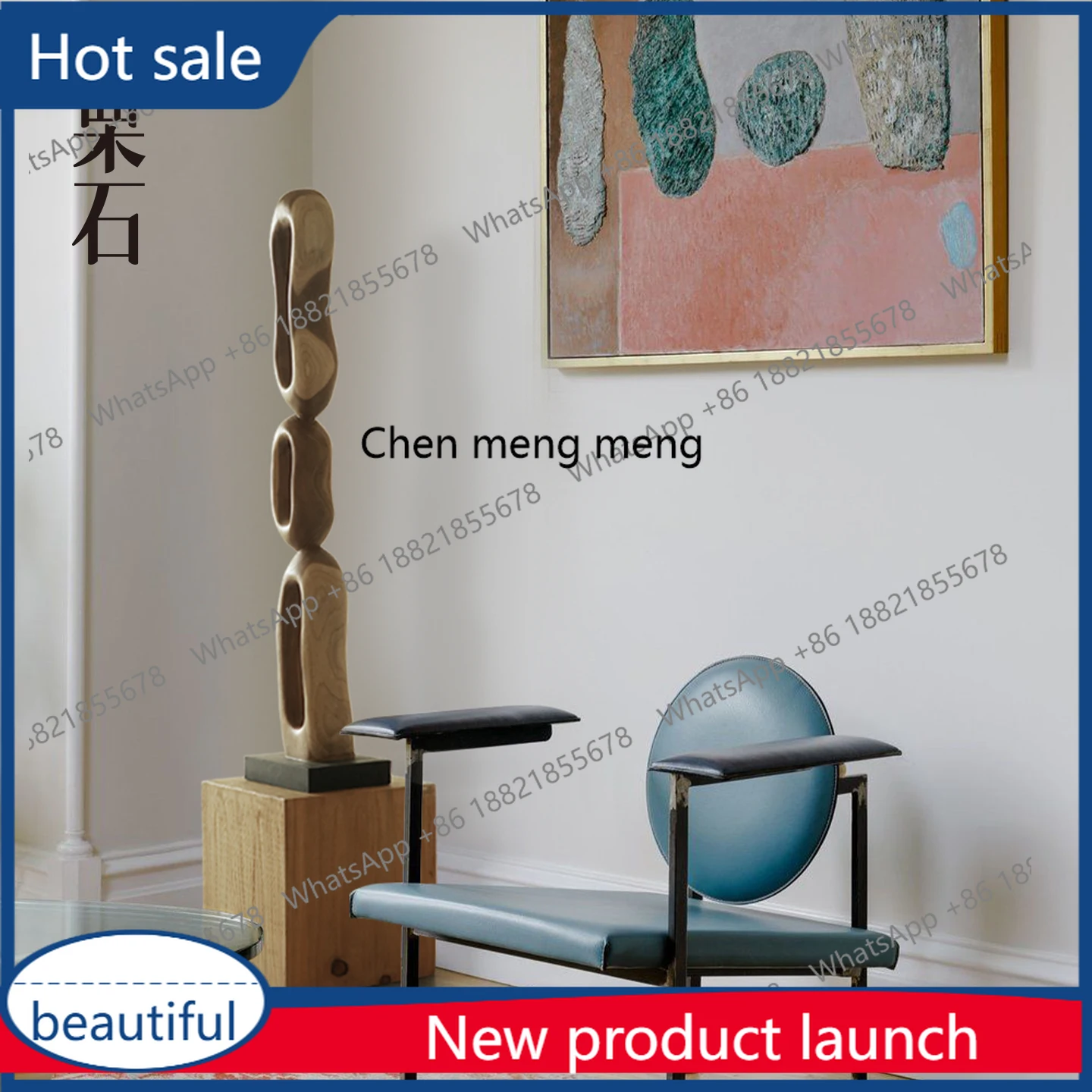 

Ваби-саби абстрактное искусство скульптура из цельного дерева большое украшение, украшение для гостиной входа в отеле