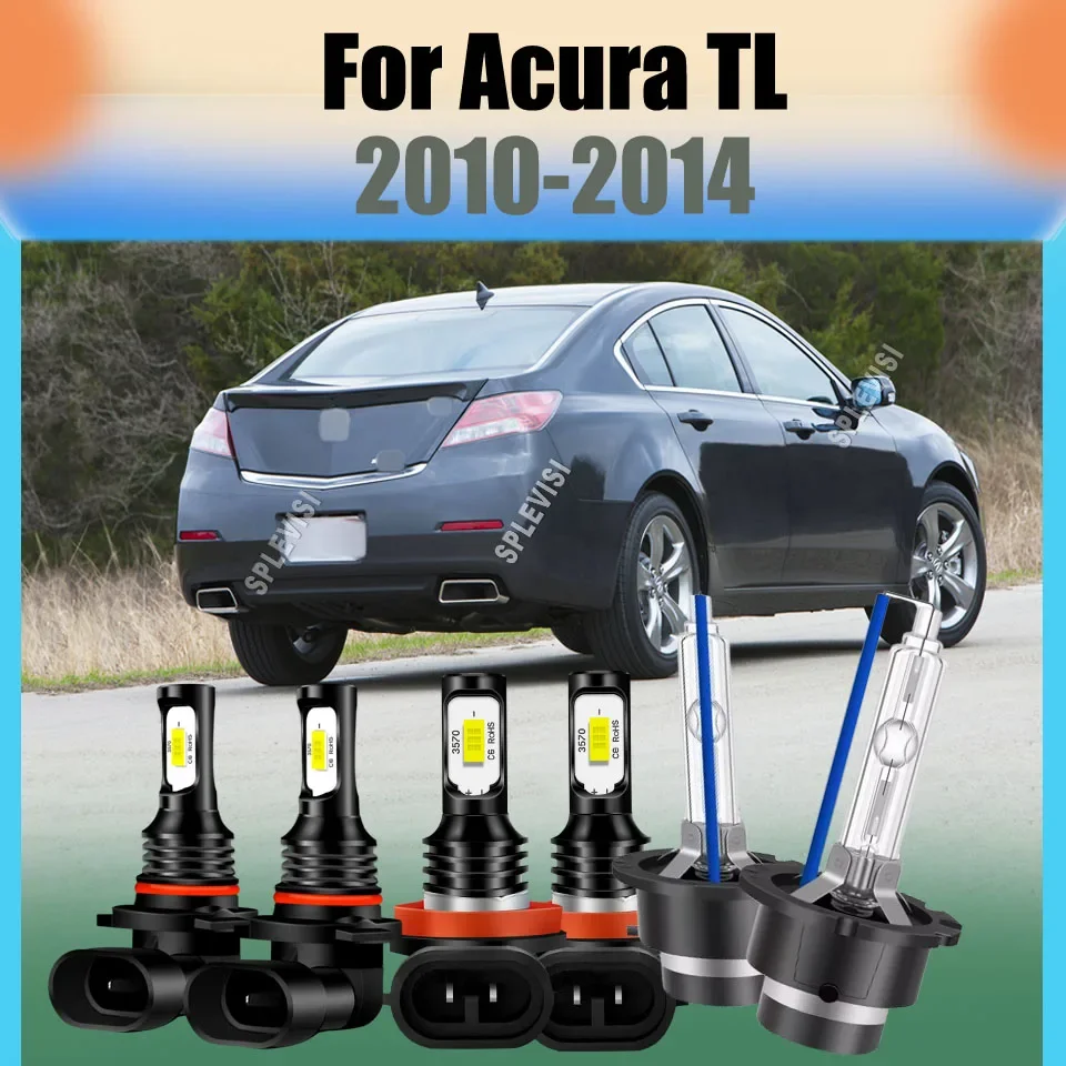 

12v 24v Car Light LED Headlight Hi Beam 9005 Low Beam D2S Xenon Lamp Foglamp H11 For Acura TL 2010 2011 2012 2013 2014