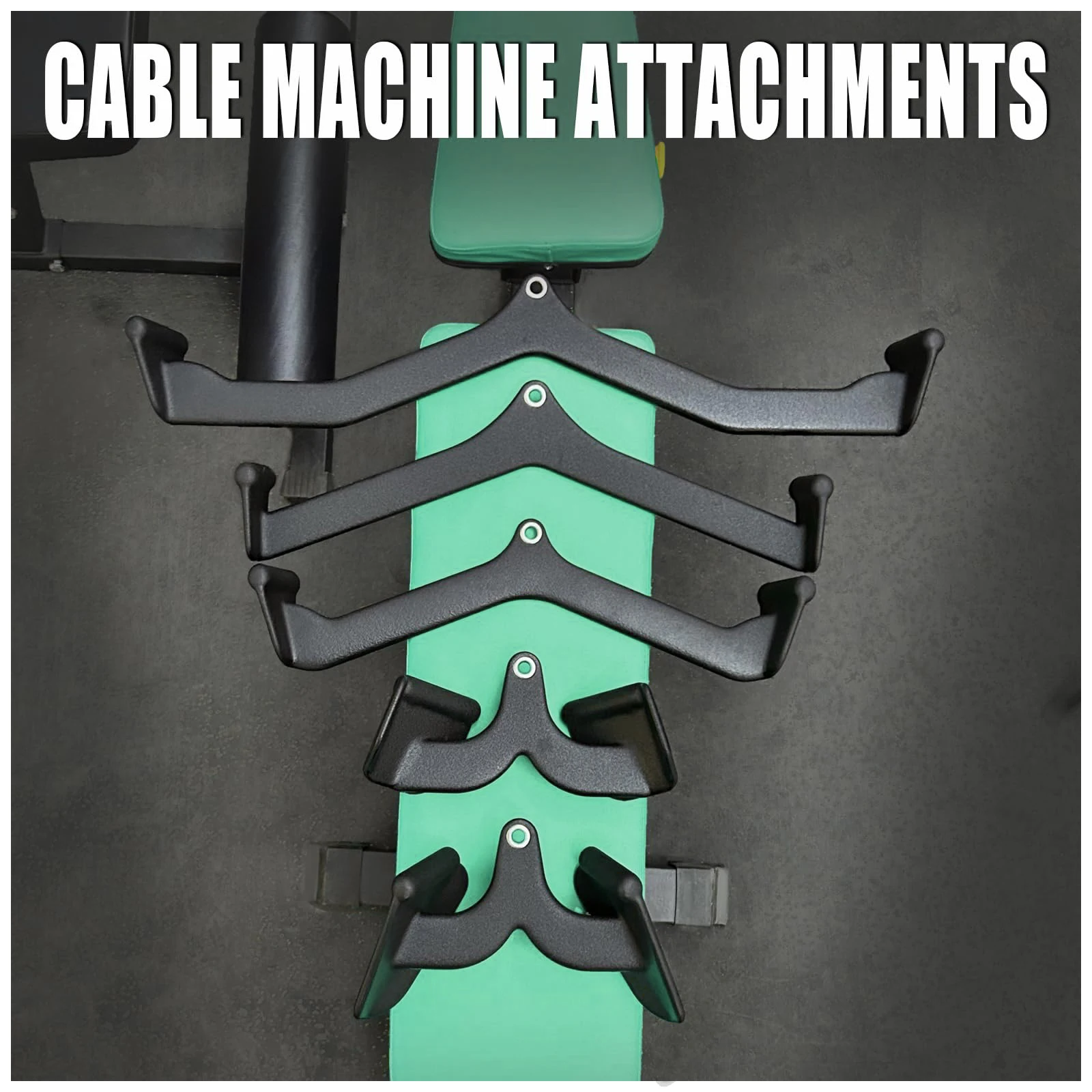 Gym Fitness Rowing T-Bar V-bar Pulley Cable Machine Attachments,Training Handle Grips