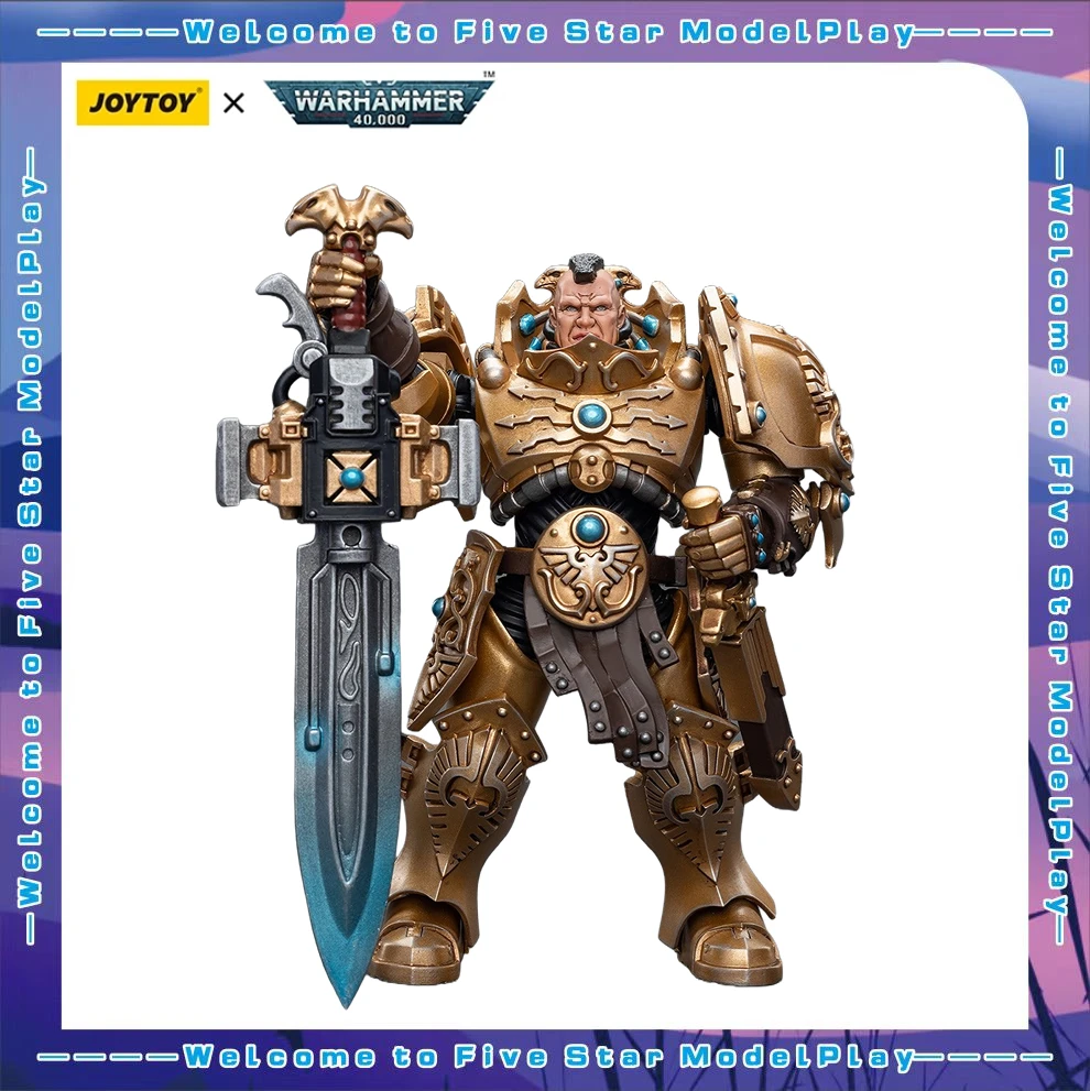 

【FS】JOYTOY Warhammer 40K Scale 1/18 Action Figures Adeptus Custodes Custodian Guard Models Toys Gifts