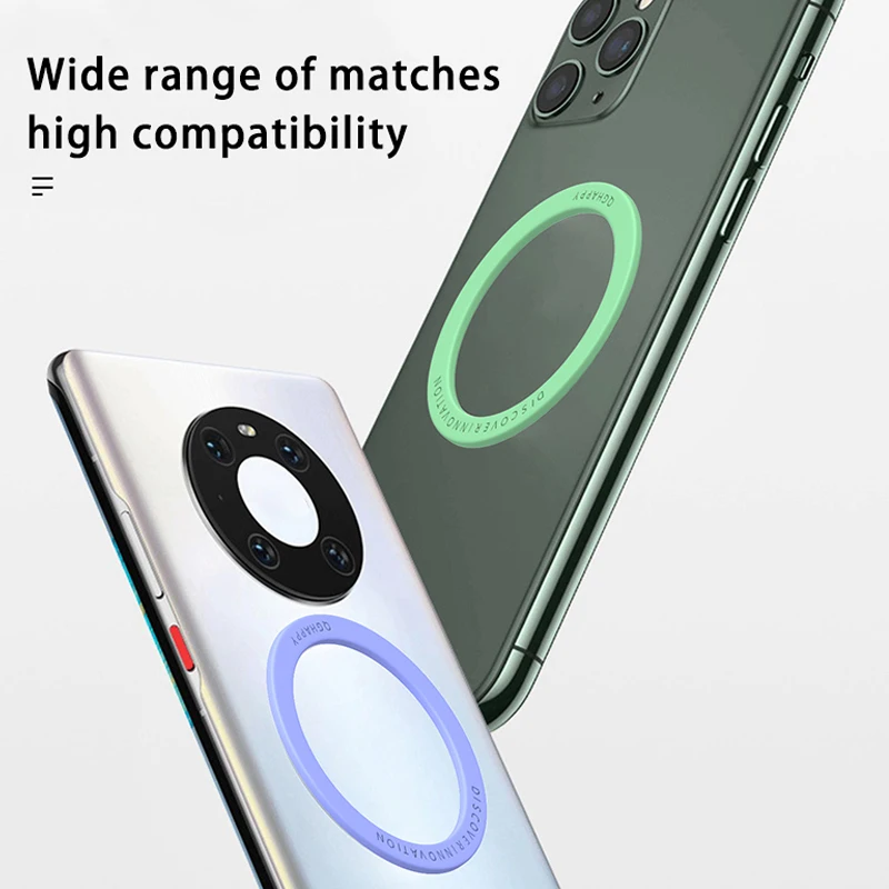 New Universal Mobile Phone Magnetic Ring Plate for Magsafe Wireless Charging Cellphone Accessories Magnet Stand Sheet for iPhone