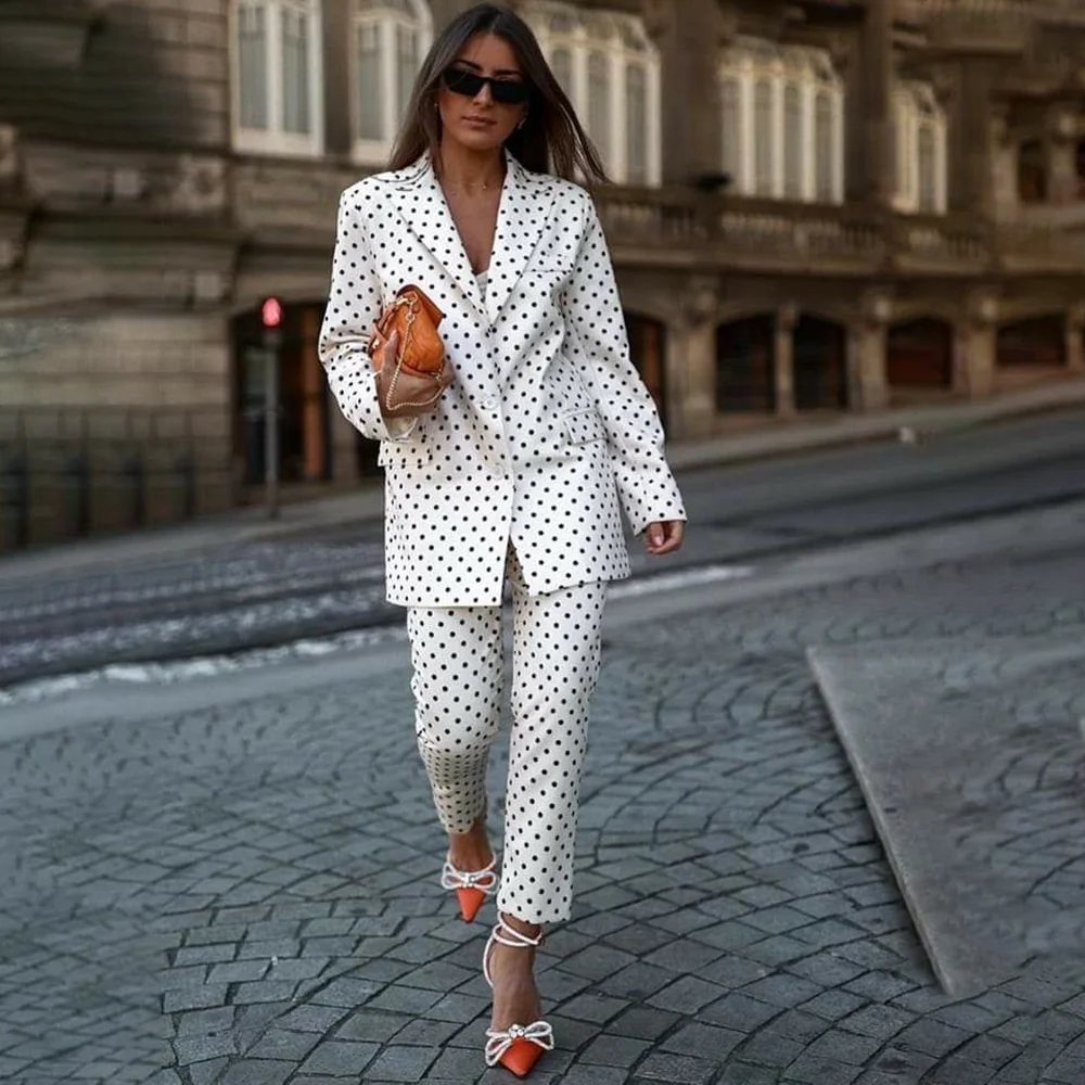 

Luxury Female Suit Elegant Women Suits 2 Pieces Jacket Pants Formal Blazer Set High-end Banquet Custom Conjuntos De Mujer