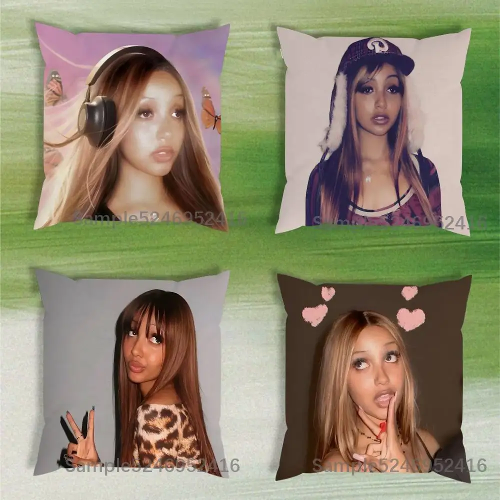 P-PinkPantheress Fancy Some More Cushion Cover Pillow Cover Decor Pillowcase Printed Cushion Case For Couch