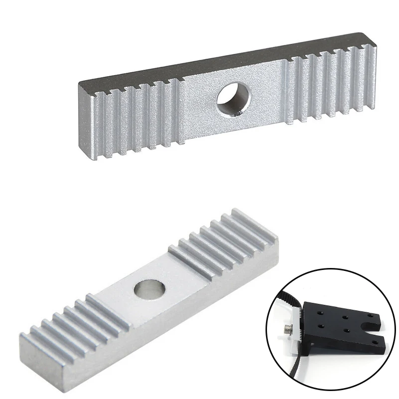 GT2 GT3 Timing Belt Fixing Aluminum Gear Clamp Mounting Block Tooth Pitch 2mm Clamp Fixed Clip 9*40mm 10*40mm For 3D Printer