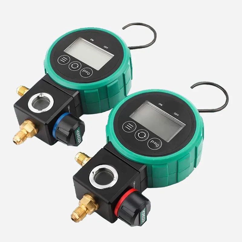 HS D480AH/L 36 Digital Refrigerant Charging Gauge Complete Automotive Air Conditioning Fluoridation Service Kit