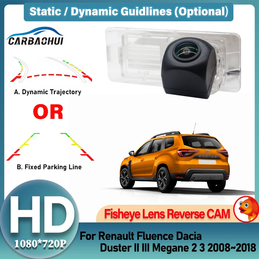 Rear View Reverse Camera Waterproof HD CCD For Renault Fluence Dacia Duster II III Megane 2 3 2008~2014 2015 2016 2017 2018