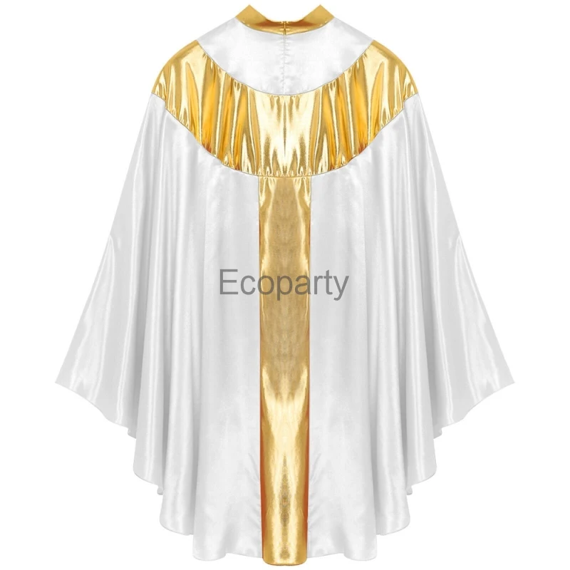 Halloween Medieval Church Shawl Catholic Church Religious Cloak For Men Women Christian Catholic Choir Robe Pastor Priest Cape