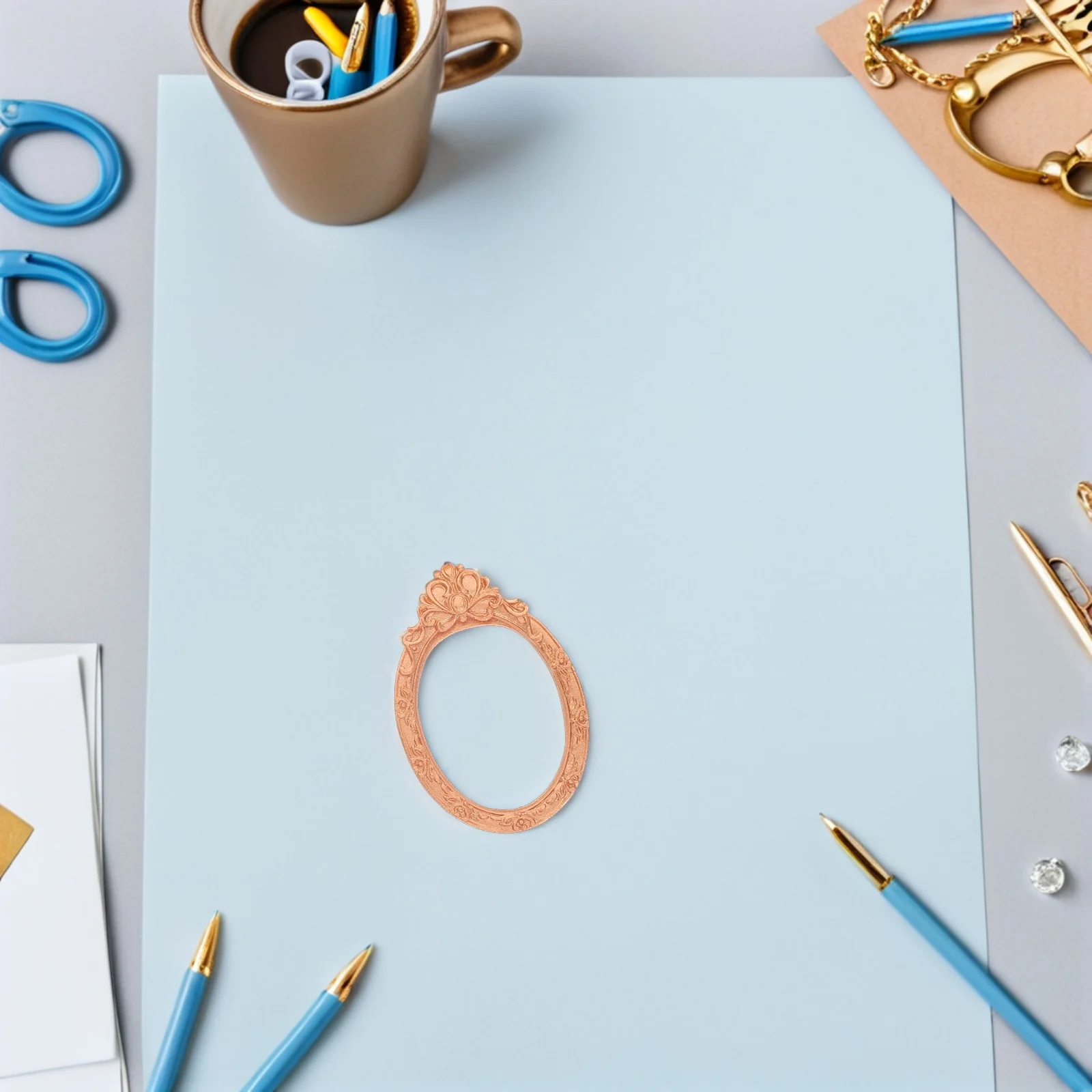 

5pcs Miniature Vintage Photo Resin Retro Small Oval Rectangle Picture For Home Hotel Studio Decoration Resin Vintage