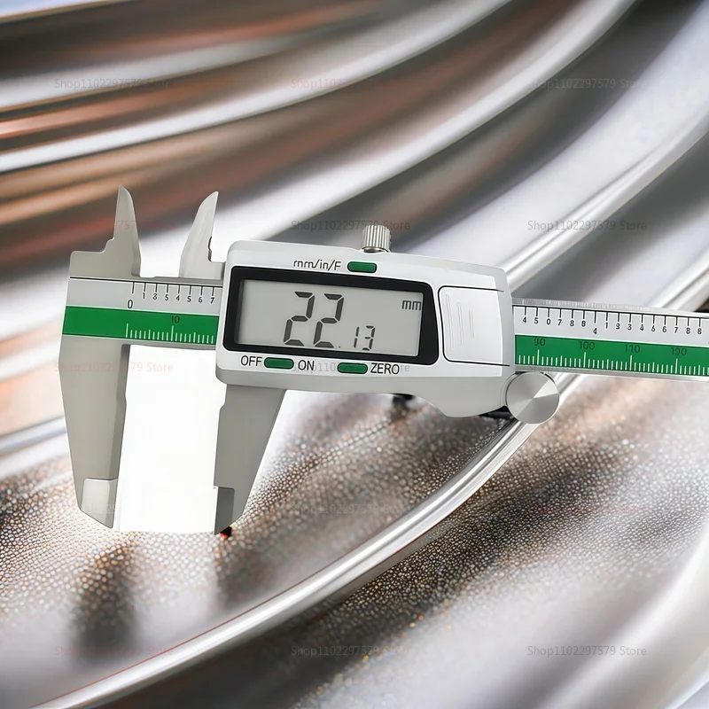 150 مللي متر الفولاذ المقاوم للصدأ فرجار رقمي عالية الدقة 0.01 مللي متر قياس سمك بوصة/مم/جزء لتصنيع الخشب المعدني