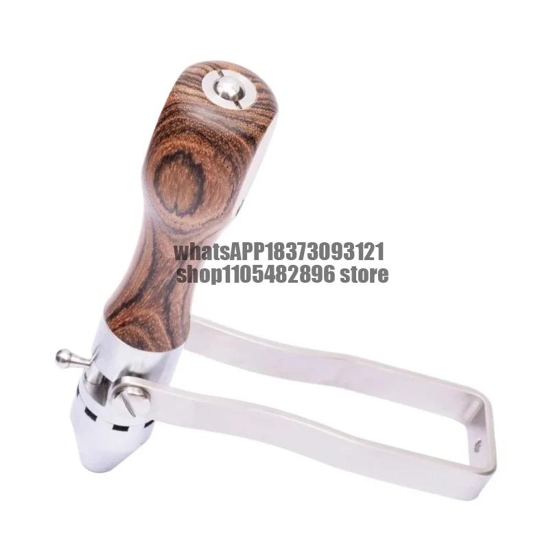 1891 Replica Ratchet Screwdriver Set - Semi-Auto Reversible Lever with 5 Bits + 9 Sockets, Wooden Handle (4mm/6.35mm)