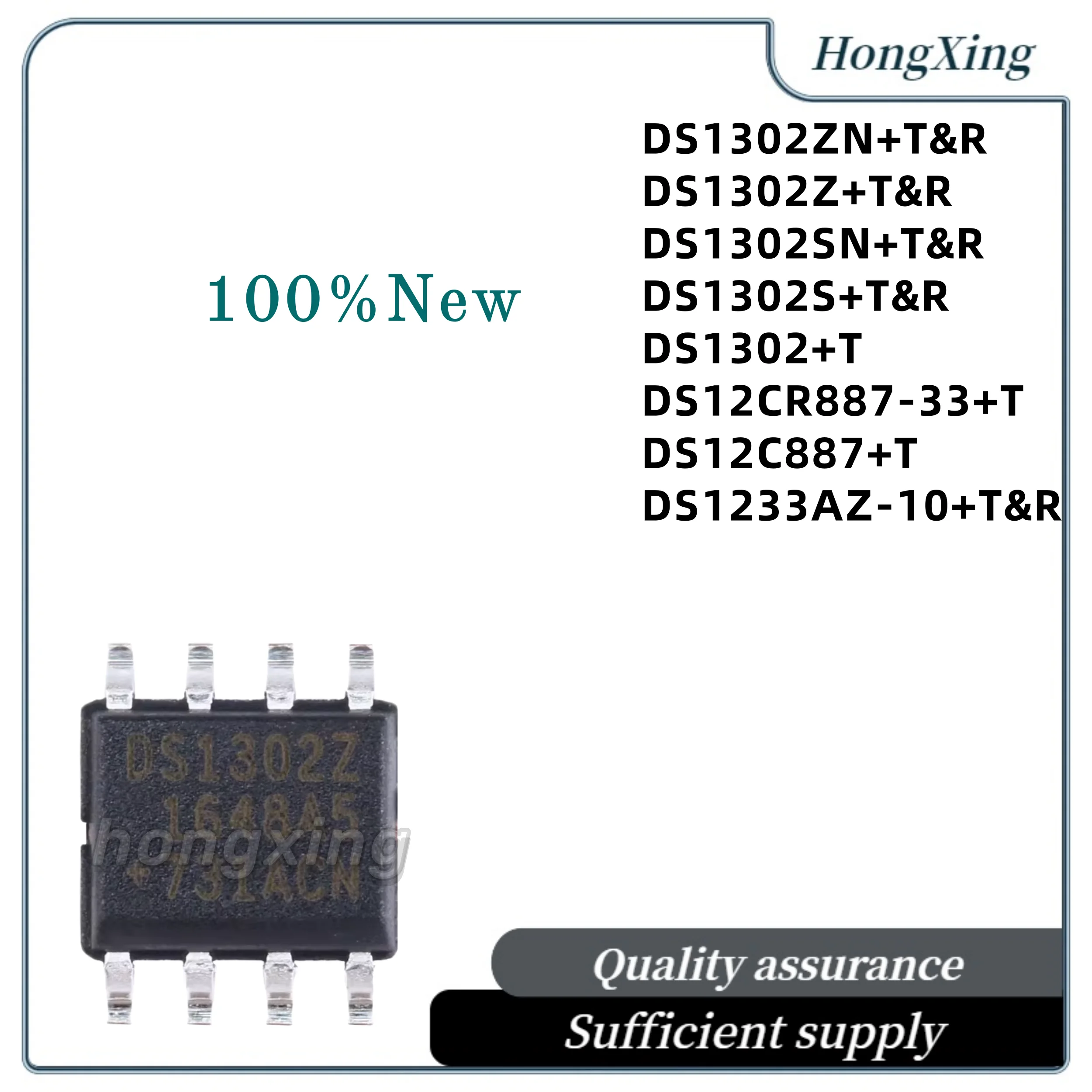 （1-10Piece）DS1302ZN+T&R DS1302Z+T&R DS1302SN+T&R DS1302S+T&R DS1302+T DS12CR887-33+T DS12C887+T DS1233AZ-10+T&R