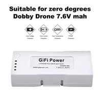 7.6V 1500mAh LiPo Battery Rechargeable Battery for Zero Tech Dobby Selfie Drone GIFI Power Suitable for Zero Degrees  Drone