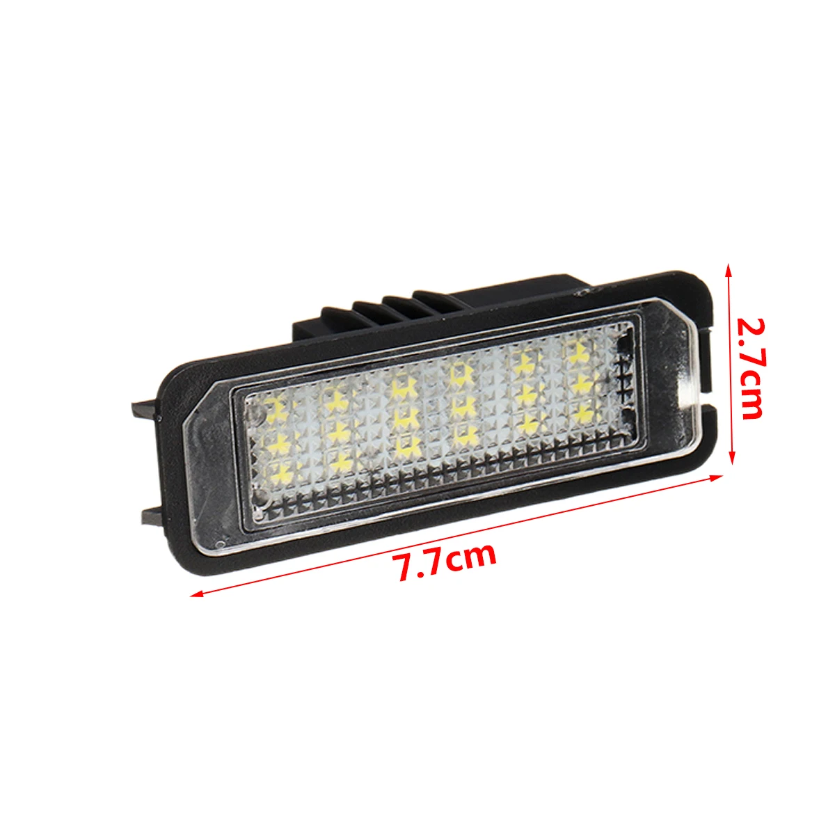 2pc LED Number License Plate Light For Porsche Cayenne For VW GOLF4 GOLF5 GOLF6 VW Lupo Polo Passat