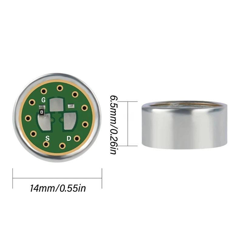 R91A Cấu trúc kim loại Viên nang micro điện dung Electret dành cho buổi biểu diễn trực tiếp