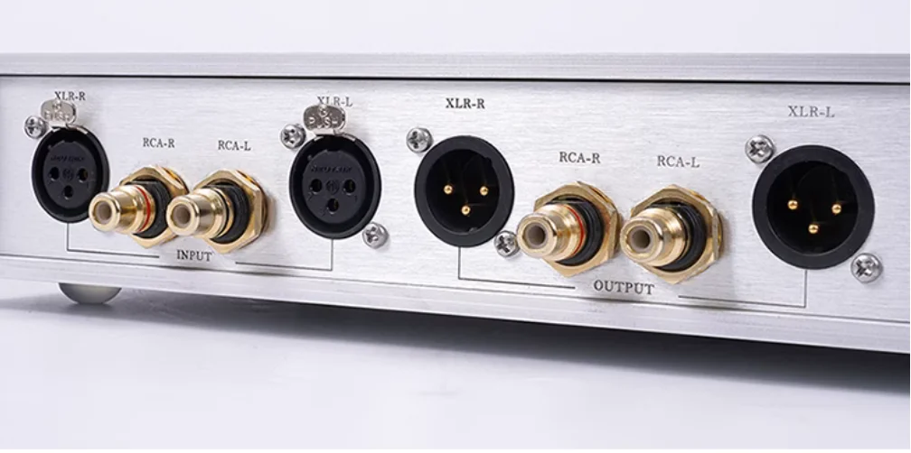 Pré-amplificador de pré-linha principal Berlim 877 Pré-amplificador de áudio totalmente balanceado