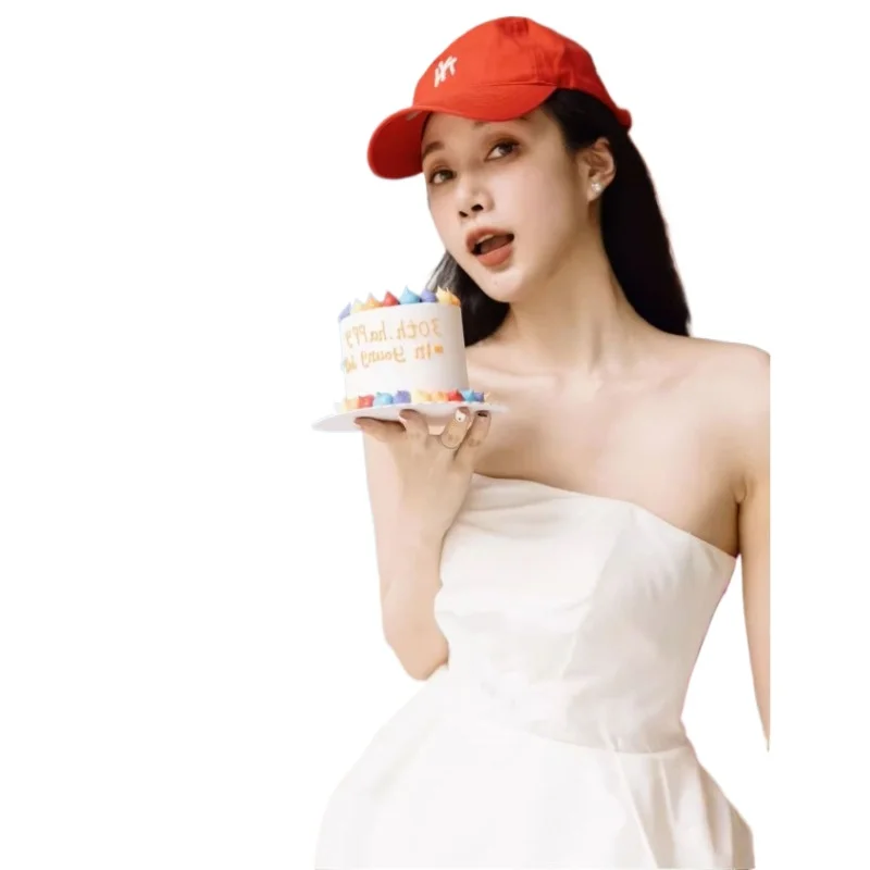 ชุดราตรีสีขาวแบบฝรั่งเศส, ชุดแต่งงานแบบเบา, ถ่ายภาพงานเลี้ยง, ถ่ายภาพตอนเช้า, ผ้าคลุมหน้าแบบกลางแจ้ง, ชุดราตรี