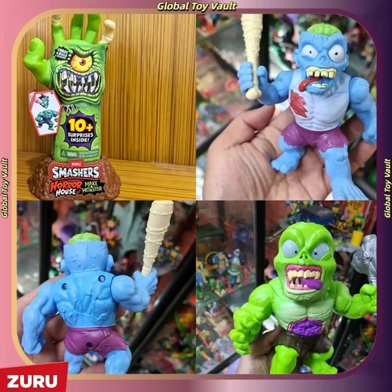 Zuru Smashers Horror House Monster Hand Mystery Pack Dinosaur Build Digexcavation Surprise Blind Boxboy Collectible Toy Kid Gift