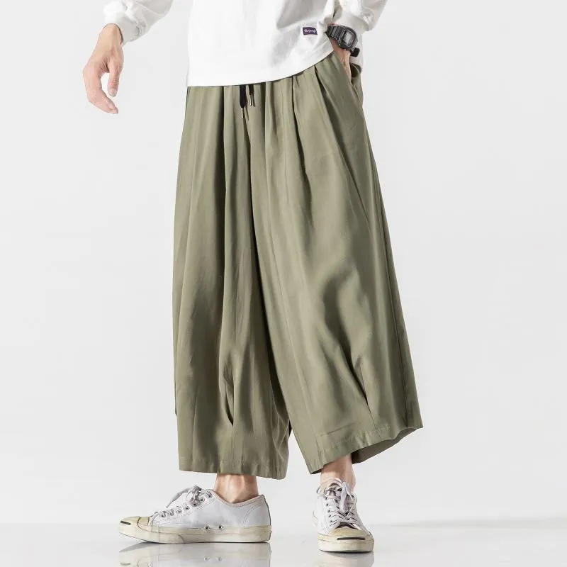 

Брюки-фонарики в японском стиле больших размеров, свободного кроя, с низкой талией, художественные, из хлопка, цветные, для пар