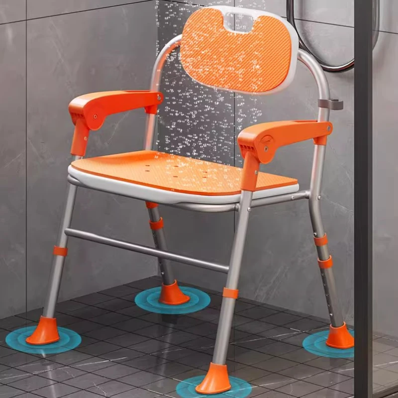

Disability White Shower Chair White Rubber Bathroom Cute Shower Chair Adult Elderly Mobili Arredamento Casa Furniture Home