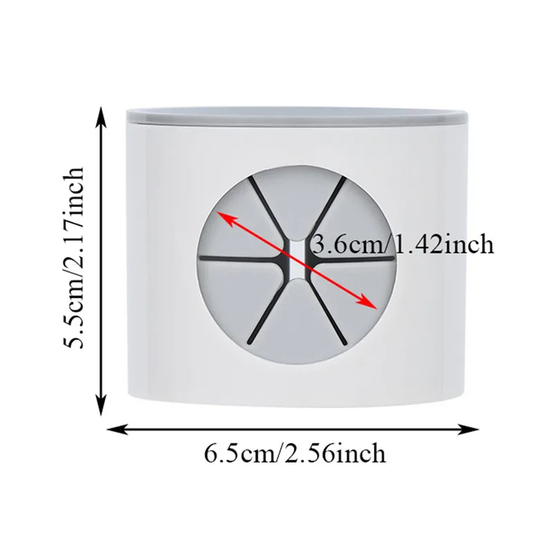 Soporte de cepillo de dientes eléctrico para baño, organizador de almacenamiento Simple y duradero, montado en la pared sin perforaciones