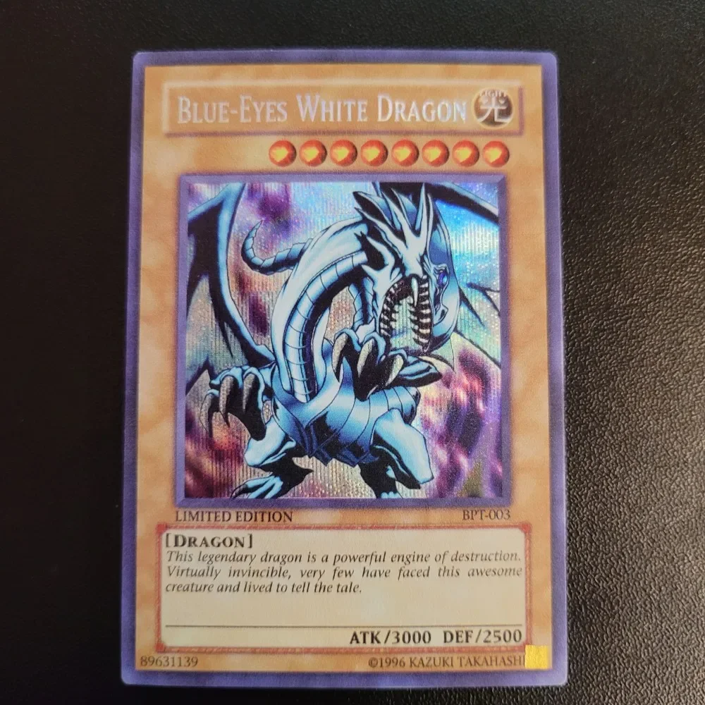 

Yu-Gi-Oh Secret Rare BPT-003/ Blue-Eyes White Dragon Children's Gift Collectible Card Toys (Not Original)