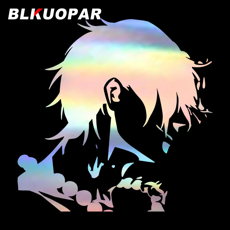 

BLKUOPAR Anime Boy Car Stickers Waterproof Graphics Laser Decals Occlusion Scratch Holographic Sunscreen VAN Car Protector