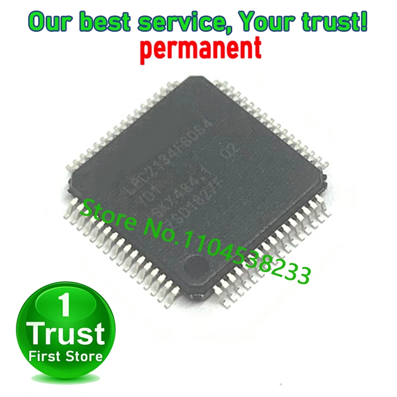 5 шт./лот LPC2134FBD64 LPC2134 LPC1227FBD64 LPC1227FBD64/301 QFP64 LPC1227FBD48