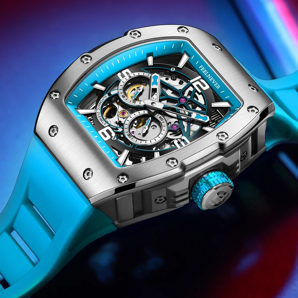 Zegarek mechaniczny LIGE FeelN – Skeleton Mechanical Watch recenzja i cena
