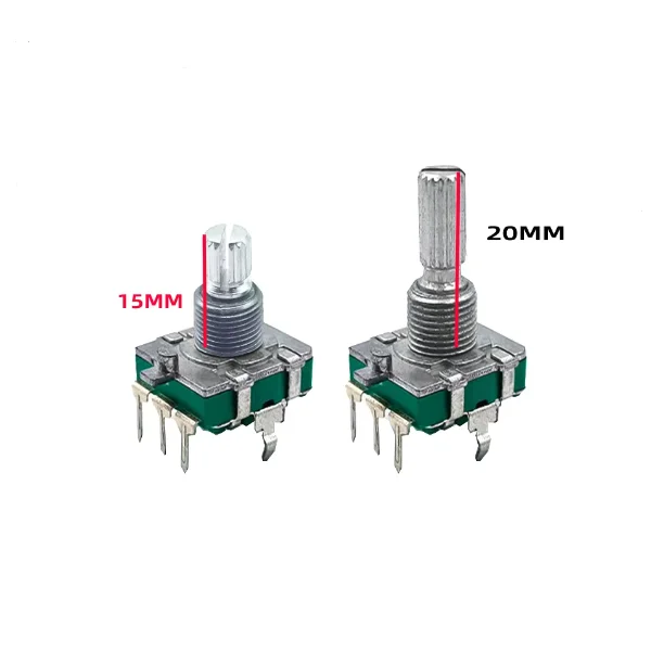 EC16 handle length 15/20MM 360 degree rotating digital encoder with five legs and switch