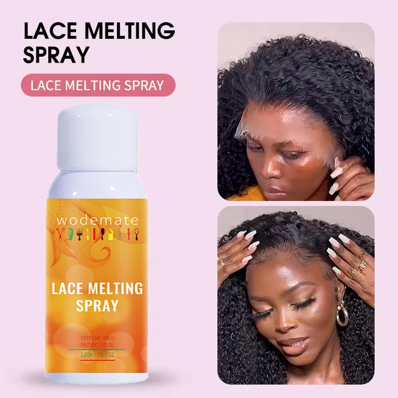 

Lace Tint Spray For Wigs Lace Melting Long Lasting And Holding Mousse Hair Adhesive For Wigs melting spray for Lace Melt Mousse