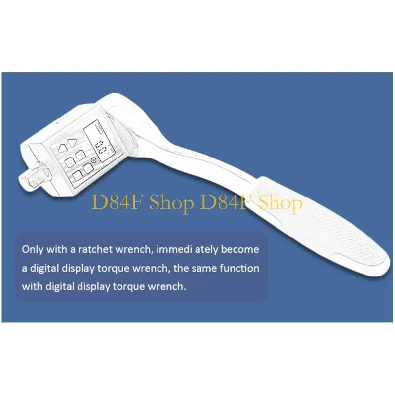 

D84F LCD Screen Inspection Repair Tool Wrench Torque Meter with Buzzer Alarm Backlit
