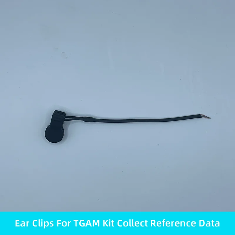 AgCl Ear Clip Electrodes For Brainwave Devices TGAM Starter Kit EEG Accessories Collect Reference Data