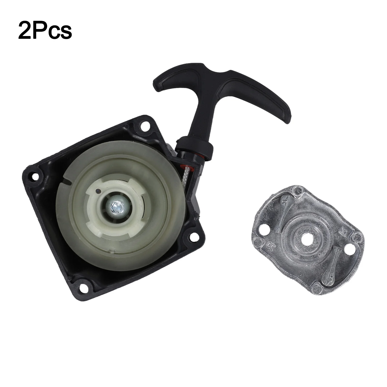 Reliable pull starter for brush cutter MFS520 constructed from plastic and metal to enhance longevity and starter efficiency