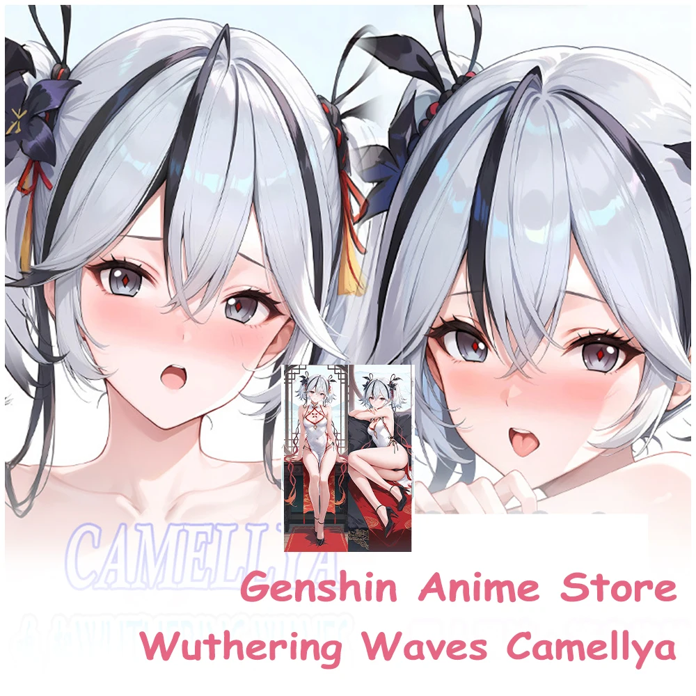 

Чехол для подушки Dakimakura с рисунком Камелии, реквизит для косплея, полиэстер, аниме, волны, Камелия, отаку, наволочка Dakimakura